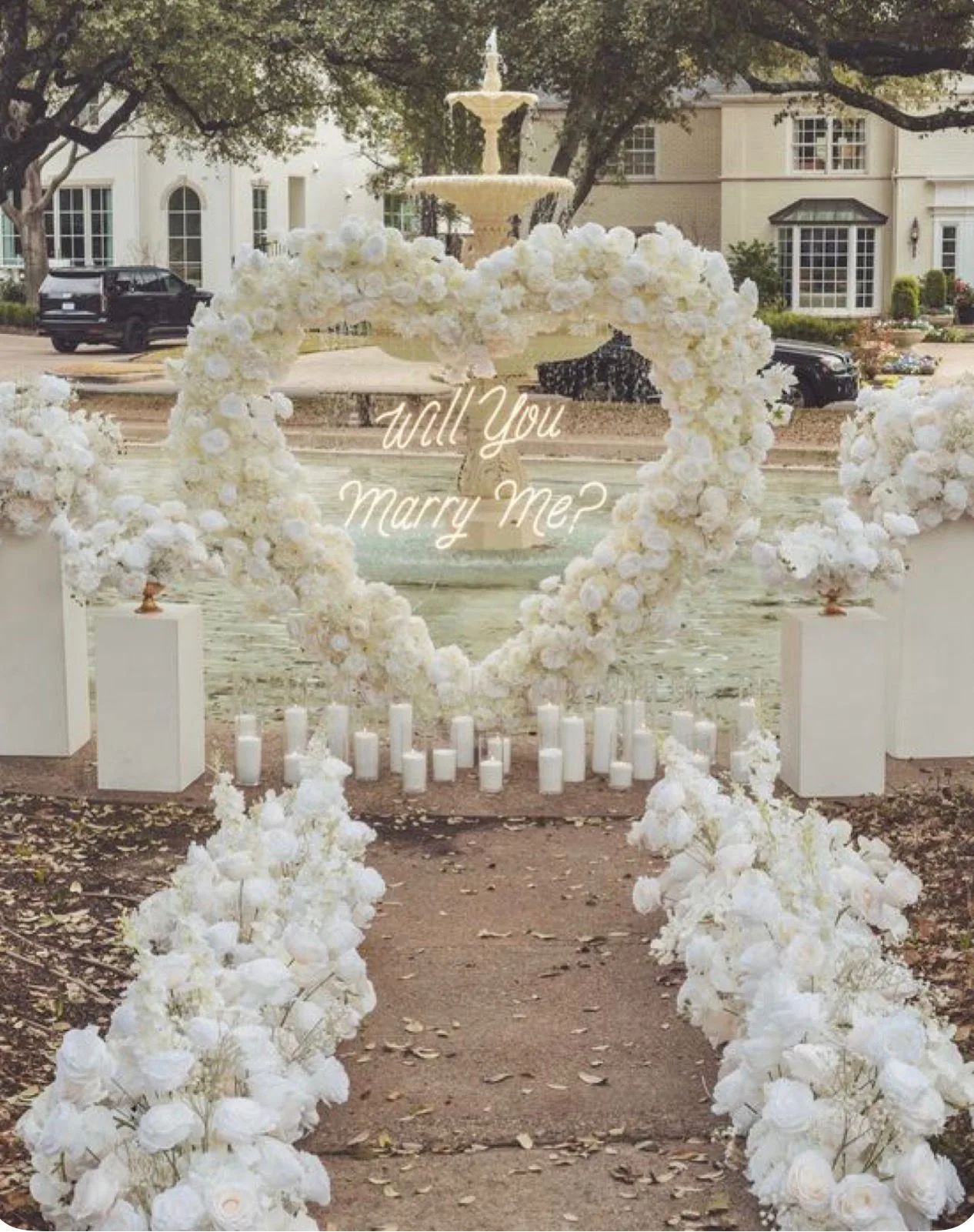 Proposal decoration setup